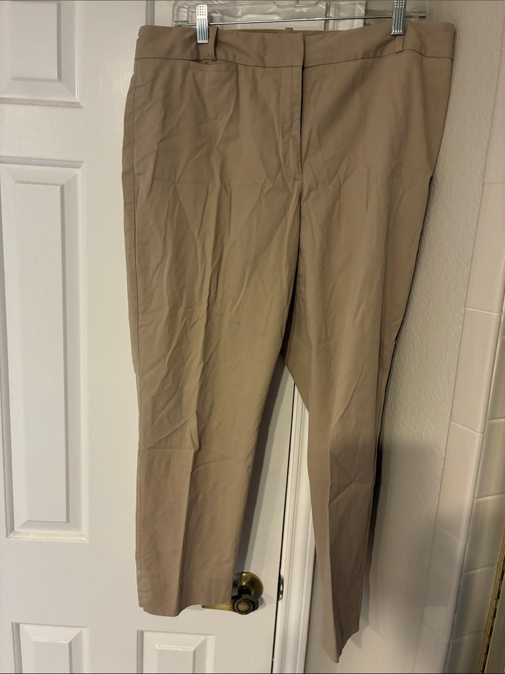 Ladies  Classic Chino Pants - Khaki